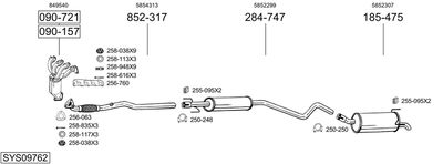 BOSAL SYS09762 BOSAL SYS09762