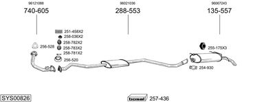 BOSAL SYS00826