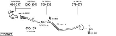 BOSAL SYS27062