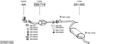 BOSAL SYS01109