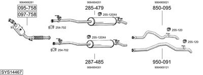 BOSAL SYS14467