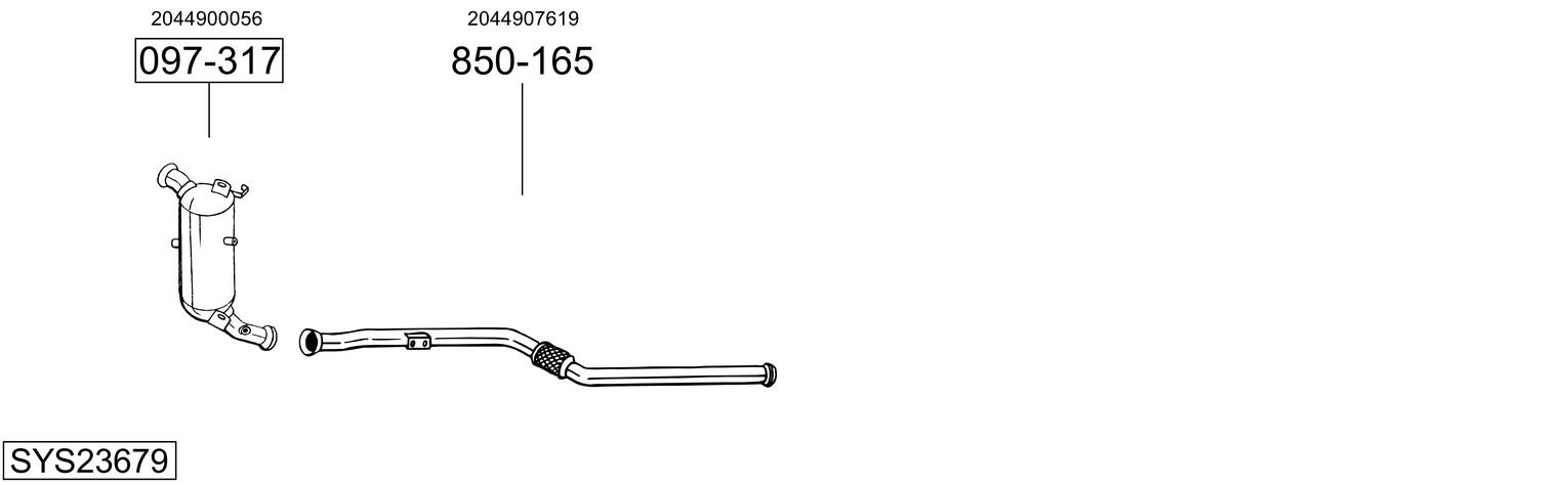BOSAL SYS23679
