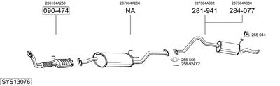 BOSAL SYS13076 BOSAL SYS13076