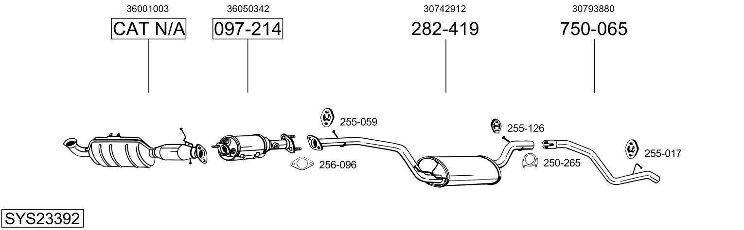 BOSAL SYS23392