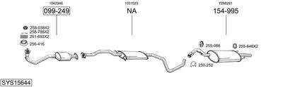 BOSAL SYS15644 BOSAL SYS15644