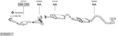 BOSAL SYS02511 BOSAL SYS02511