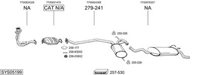 BOSAL SYS05199