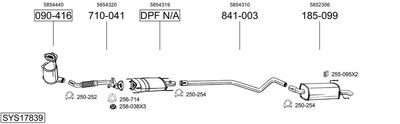 BOSAL SYS17839 BOSAL SYS17839