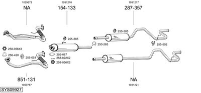 BOSAL SYS09927 BOSAL SYS09927