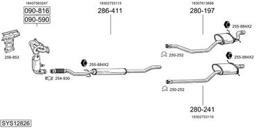BOSAL SYS12826