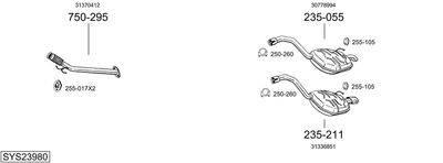 BOSAL SYS23980