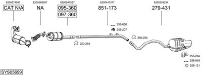 BOSAL SYS05699