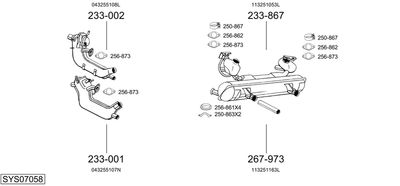 BOSAL SYS07058