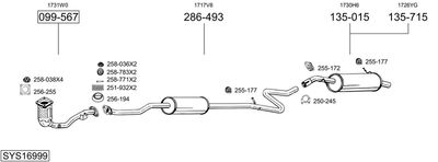 BOSAL SYS16999