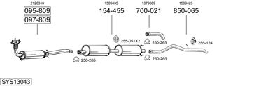 BOSAL SYS13043 BOSAL SYS13043