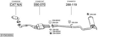 BOSAL SYS03555
