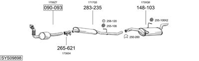 BOSAL SYS09898
