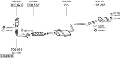 BOSAL SYS03016