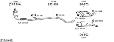 BOSAL SYS04628