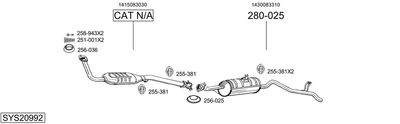 BOSAL SYS20992