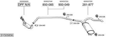 BOSAL SYS05856 BOSAL SYS05856