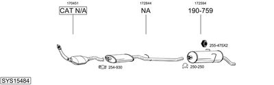 BOSAL SYS15484