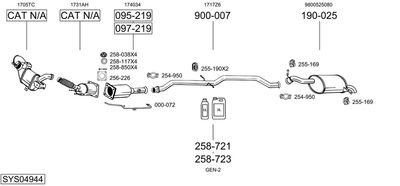 BOSAL SYS04944