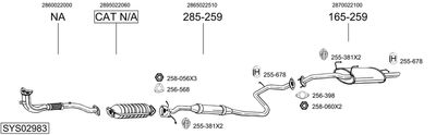 BOSAL SYS02983