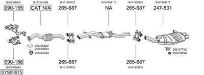 BOSAL SYS00615