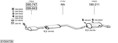 BOSAL SYS04738