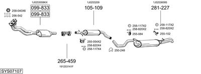 BOSAL SYS07107