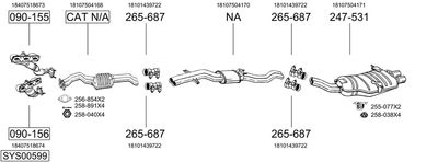 BOSAL SYS00599