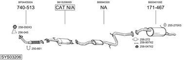 BOSAL SYS03206 BOSAL SYS03206