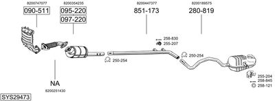 BOSAL SYS29473 BOSAL SYS29473