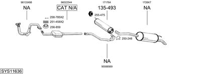 BOSAL SYS11636