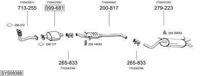 BOSAL SYS09388