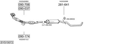 BOSAL SYS15072