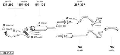 BOSAL SYS02555
