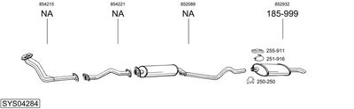 BOSAL SYS04284 BOSAL SYS04284