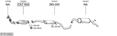 BOSAL SYS12925 BOSAL SYS12925