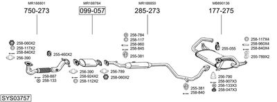 BOSAL SYS03757
