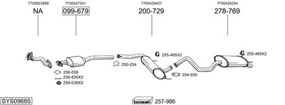 BOSAL SYS09685