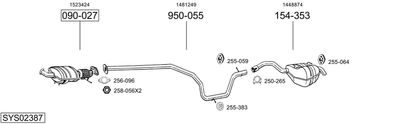 BOSAL SYS02387 BOSAL SYS02387