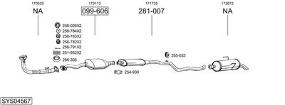 BOSAL SYS04567