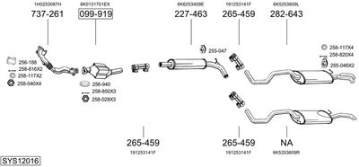 BOSAL SYS12016