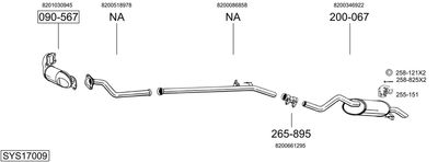BOSAL SYS17009