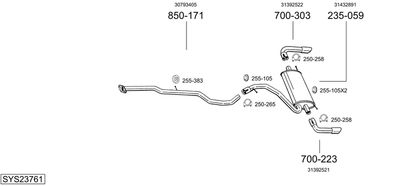 BOSAL SYS23761