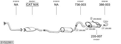 BOSAL SYS22901