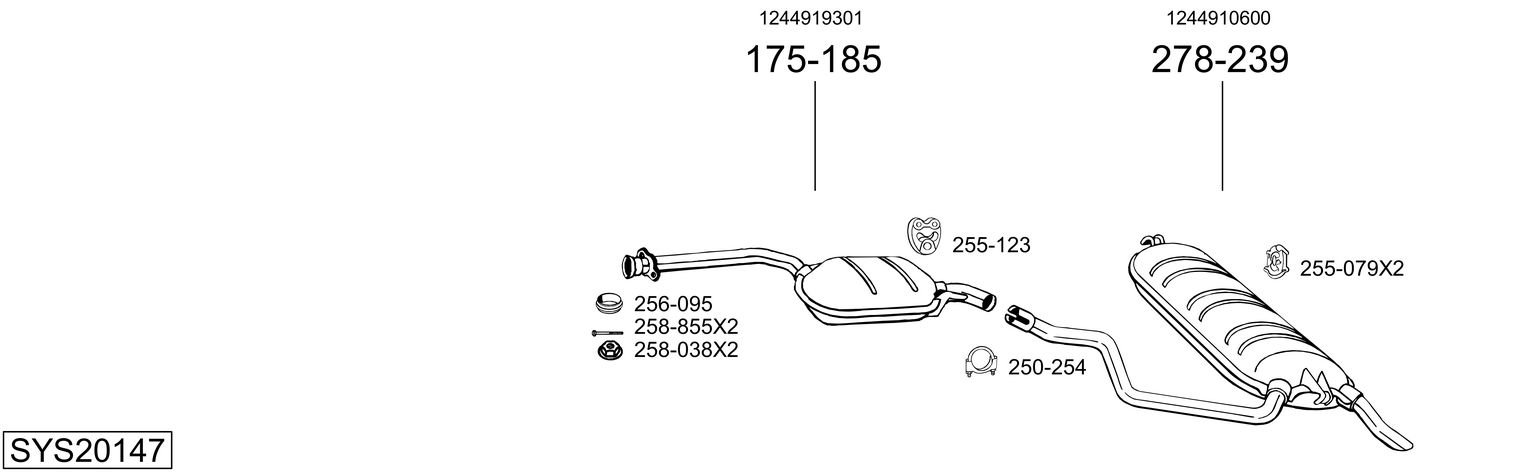 BOSAL SYS20147