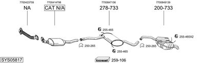 BOSAL SYS05817 BOSAL SYS05817